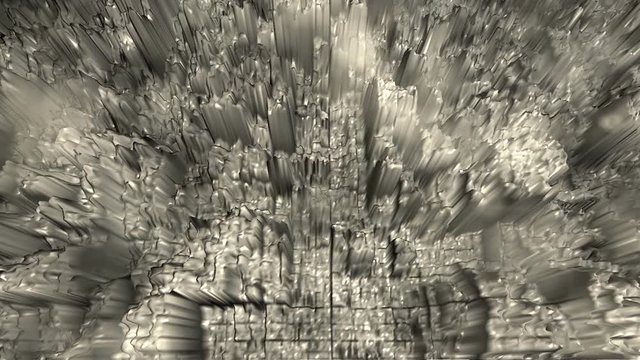 Digital 3D Animation of an alien Landscape