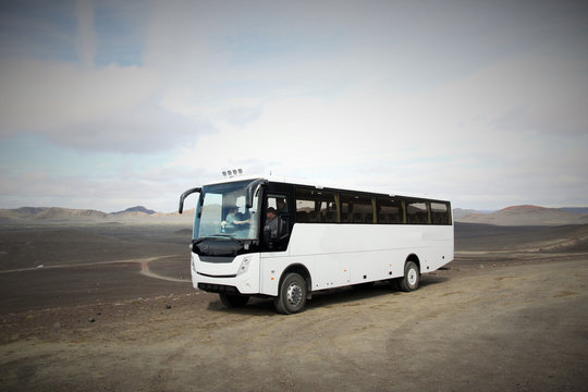 Islande, transport en commun dans le landmannalaugar