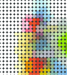 Colorful Circles Pattern Background