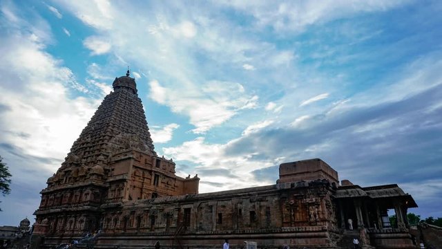 Ancient Hindu Temple  4K Timelapse