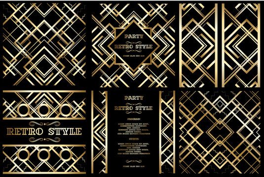 vector retro pattern for vintage party