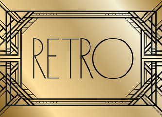 vector retro pattern for vintage party