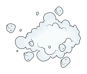 Comic Retro Smoke Vector