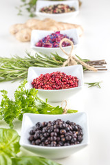 Frische gewürze und kräuter 