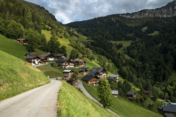 Hameau de Boudin , dans le Beaufortain , Savoie