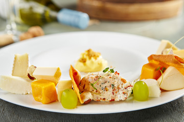 Menu of luxury restaurant