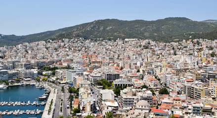 Cityscape Kavala, Greece.