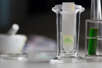 Study of Chromatography is used to separate components of a plant.