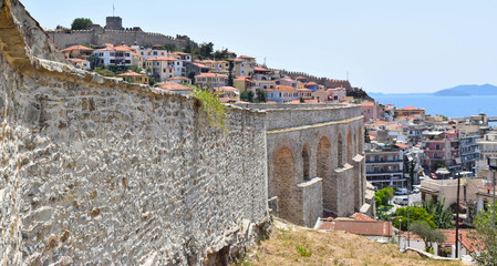 Fototapeta na wymiar Kavala fortress, Greece.