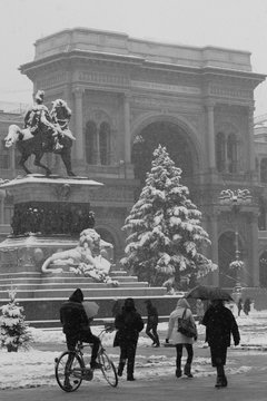 Milano sotto la neve