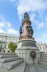 Fototapeta na wymiar The monument of Catherine II the Great