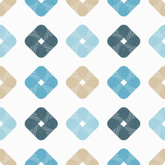 Seamless background with abstract geometric pattern. Grunge texture. Textile rapport.