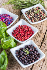 Frische Gewürze für feine Küche 