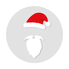 weihnachstm&uuml;tze und bart