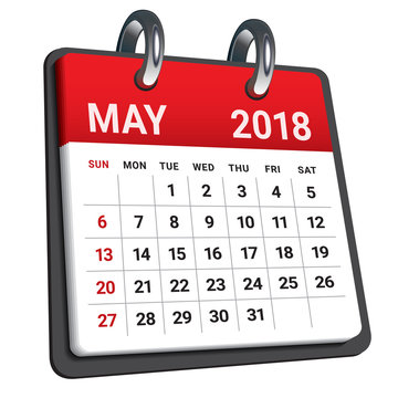 May 18 Calendar Images Browse 5 992 Stock Photos Vectors And Video Adobe Stock
