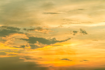 Colorful sky background in twilight.