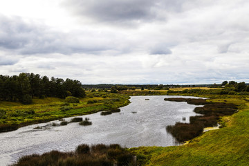 Very beautiful Latvian nature with rivers and forests