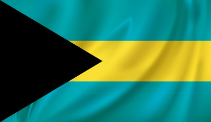 waving flag bahamas