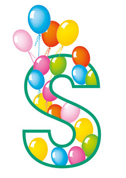 lettera S palloncini compleanno