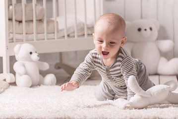 Portrait of a happy baby