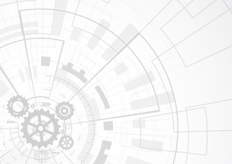 Abstract Technology Background