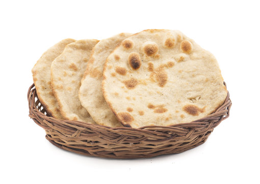 Premium Vector  Chapathi roti in tawa