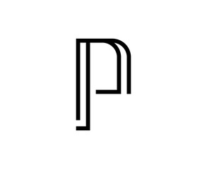 P logo