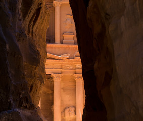 Petra's Treasury facade