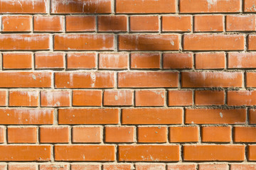 Fototapeta premium stary pomarańczowy ceglany mur tekstury na tle