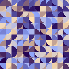 Decorative geometric shapes seamless pattern - 172721972