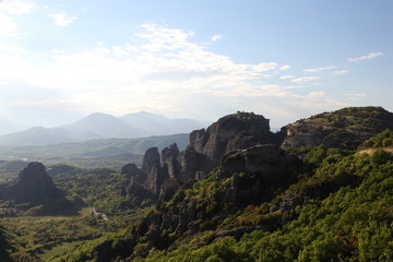 Fototapeta na wymiar Meteora in Greece, 2017