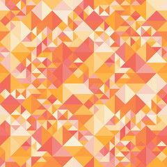 Decorative geometric shapes seamless pattern
