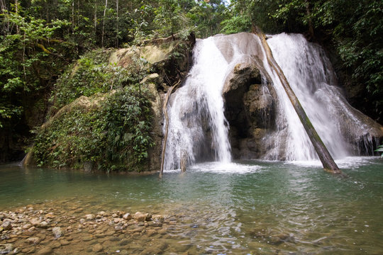 Batanta Waterfall In Raja Ampat, West Papua