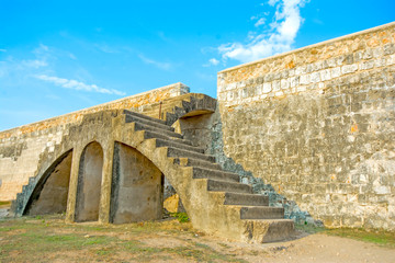 Jaffna Fort. Jaffna Fort that was originally built by the Portuguese in 1618 and renovated by the Dutch on 1680