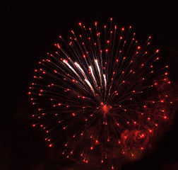 Fireworks in Budapest