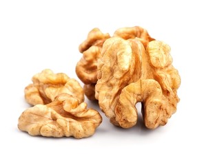 Walnuts isolated.