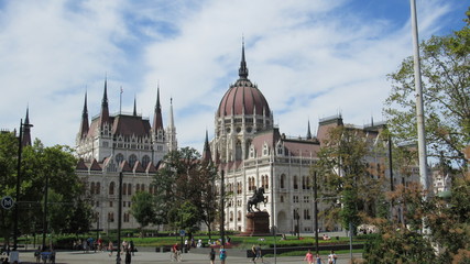 Obraz premium Budapest, parlement hongrois 