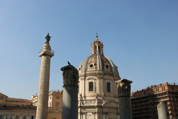 Fototapeta na wymiar Chiesa a Roma Italia
