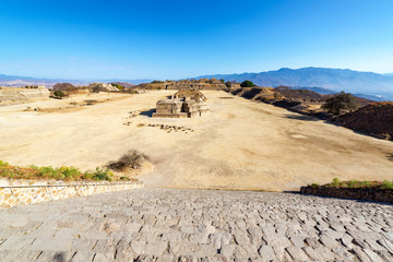 Monte Alban Wide Angle View