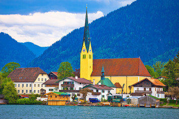 Idyllic german lake village Rottach Egern