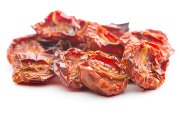 Tasty dried tomatoes .