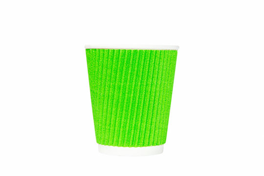 Disposable cup isolated