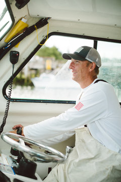 Commercial fishing boat captain