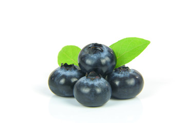 Blueberries in closeup