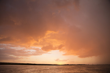 zambezi river sunset