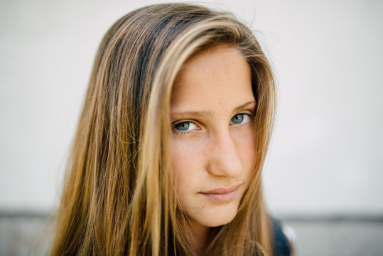 Portrait of a young girl