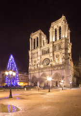 Fototapeta na wymiar Notre Dame Cathedral, Paris, France