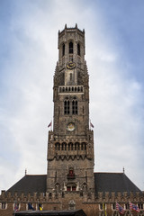 Fototapeta na wymiar Belfort tower in Bruges, Belgium