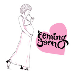  african-american pregnant woman