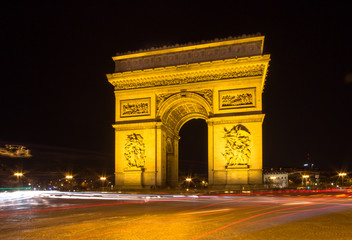 Fototapeta na wymiar Arch of Triumph , Paris